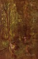 Francois Le Ru De Valmondois Barbizon Impressionism landscape Charles Francois Daubigny woods forest